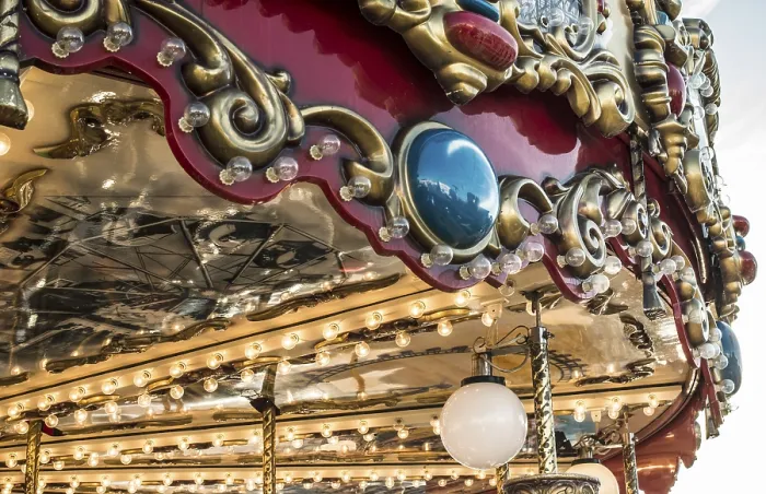 Gerahmter Druck : Lichter des Luna Park aufnehmen. Gerahmter Druck : Lichter des Luna Park aufnehmen.