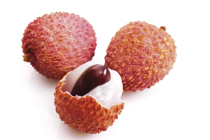 Gerahmter Druck : Lychees oder Litchis Gerahmter Druck : Lychees oder Litchis