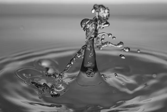 Gerahmter Druck : Macro Wasser Tropfen Gerahmter Druck : Macro Wasser Tropfen
