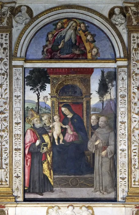 Gerahmter Druck : Madonna mit dem Kind Gerahmter Druck : Madonna mit dem Kind