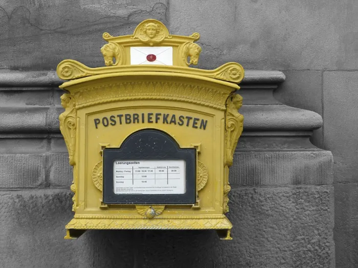 Gerahmter Druck : Mailbox Gerahmter Druck : Mailbox