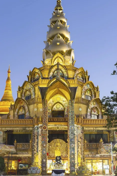 Gerahmter Druck : Haupt-chedi (Phra That) Gerahmter Druck : Haupt-chedi (Phra That)