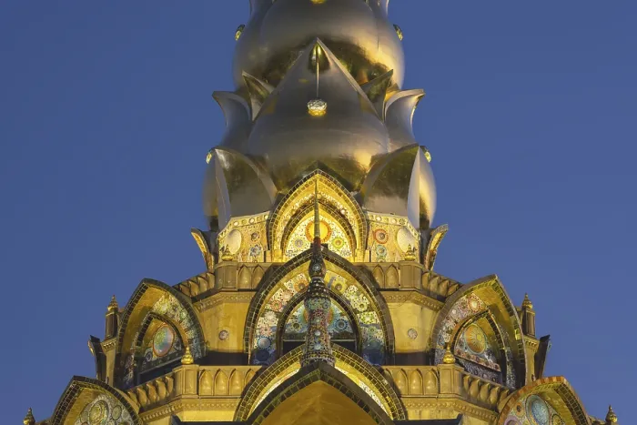 Gerahmter Druck : Haupt-chedi (Phra That)