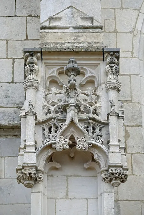 Gerahmter Druck : Hauptfassade ehemalige Brou-Monastère Gerahmter Druck : Hauptfassade ehemalige Brou-Monastère