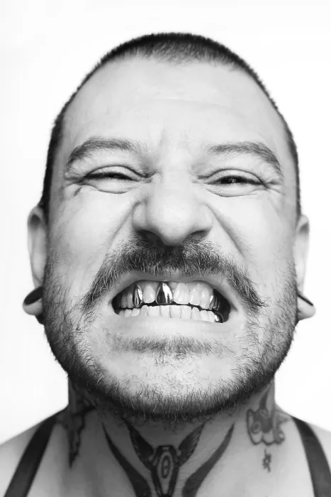Gerahmter Druck : Mann mit Tattoos Gerahmter Druck : Mann mit Tattoos