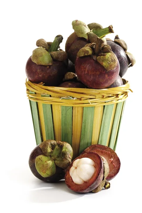 Gerahmter Druck : Mangosteen-Frucht Gerahmter Druck : Mangosteen-Frucht