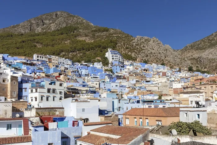Gerahmter Druck : MAR, Chefchaouen