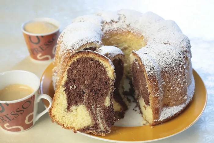 Gerahmter Druck : Marmerkuchenring Gerahmter Druck : Marmerkuchenring