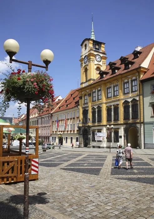 Gerahmter Druck : Marktplatz und Zentrum von Cheb Gerahmter Druck : Marktplatz und Zentrum von Cheb