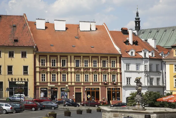 Gerahmter Druck : Marktplatz und Zentrum von Cheb Gerahmter Druck : Marktplatz und Zentrum von Cheb