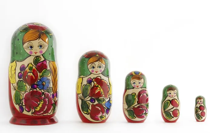 Gerahmter Druck : Matryoshka Gerahmter Druck : Matryoshka