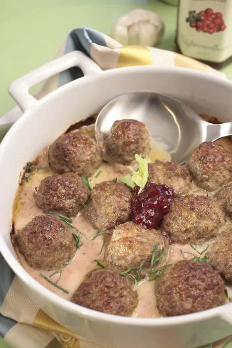 Gerahmter Druck : Fleischkugeln Gerahmter Druck : Fleischkugeln