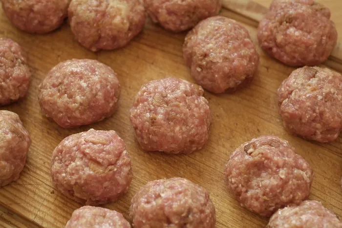 Gerahmter Druck : Meatballs Gerahmter Druck : Meatballs