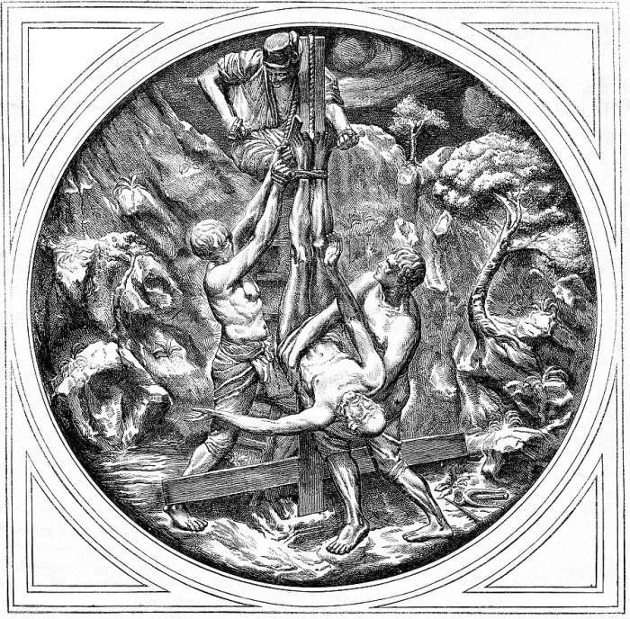 Gerahmter Druck : Medallion mit Reliefprägung in Silber, Pisa Gerahmter Druck : Medallion mit Reliefprägung in Silber, Pisa