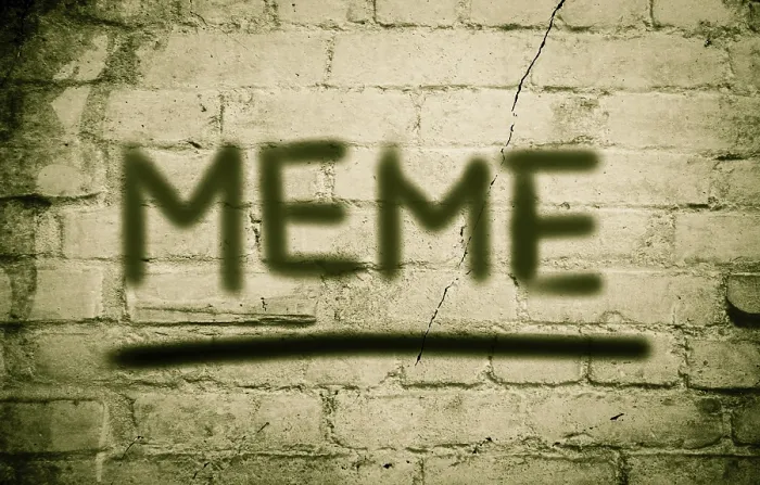 Gerahmter Druck : Meme-Konzept Gerahmter Druck : Meme-Konzept
