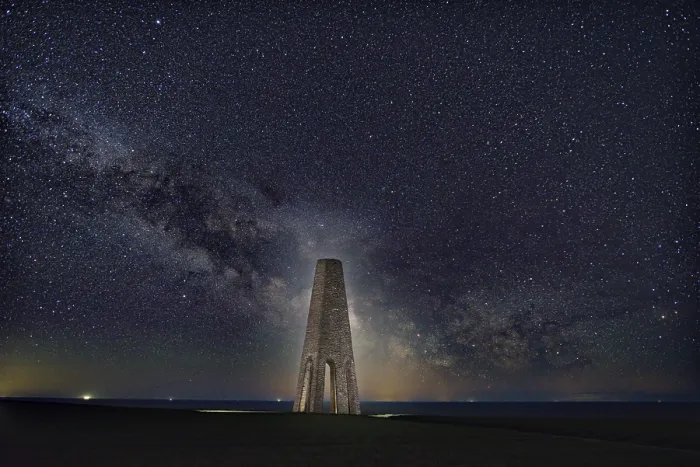 Gerahmter Druck : Milchstraße über The Daymark, Devon Gerahmter Druck : Milchstraße über The Daymark, Devon
