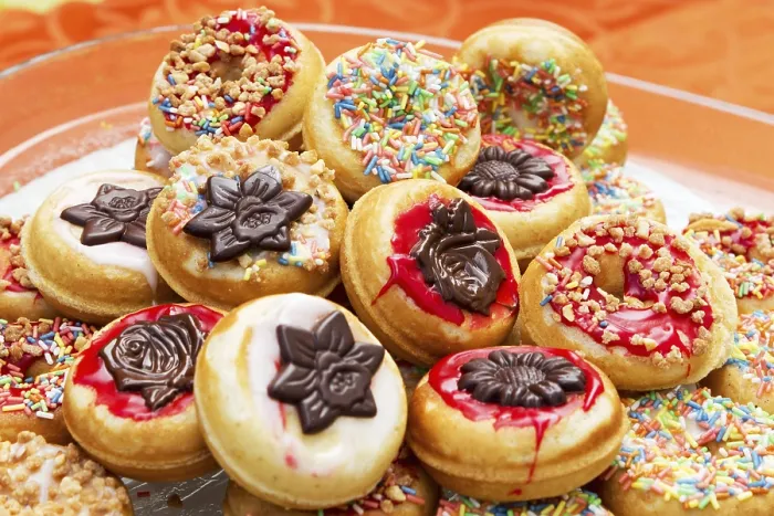 Gerahmter Druck : Mini Donuts Gerahmter Druck : Mini Donuts