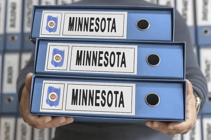 Gerahmter Druck : Minnesota Administrative Files