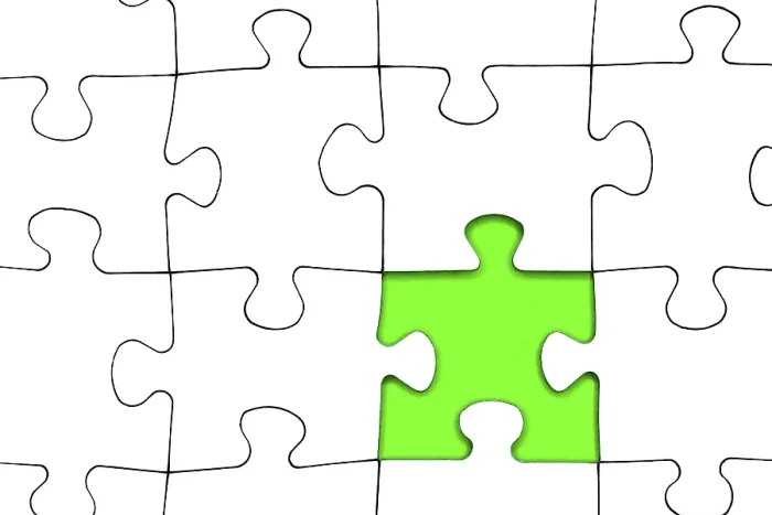 Gerahmter Druck : Das fehlende Puzzlestück. Gerahmter Druck : Das fehlende Puzzlestück.