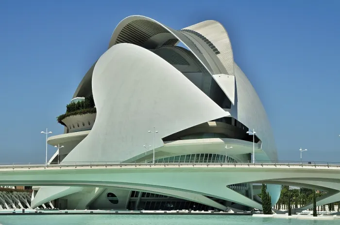 Gerahmter Druck : Der City of Arts and Sciences in Valencia, Spanien Gerahmter Druck : Der City of Arts and Sciences in Valencia, Spanien