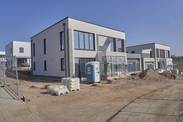 Gerahmter Druck : Neuer moderner Bauabschnitt in der Planung. Gerahmter Druck : Neuer moderner Bauabschnitt in der Planung.