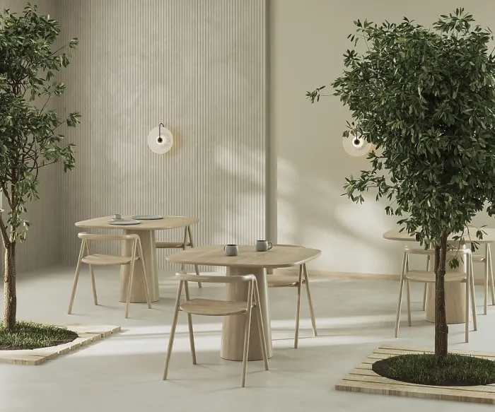 Gerahmter Druck : Moderne Restaurant-Innenarchitektur, 3D-Rendern. Gerahmter Druck : Moderne Restaurant-Innenarchitektur, 3D-Rendern.