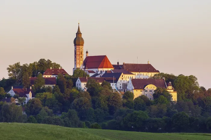 Gerahmter Druck : Benediktinerkloster Andechs Gerahmter Druck : Benediktinerkloster Andechs