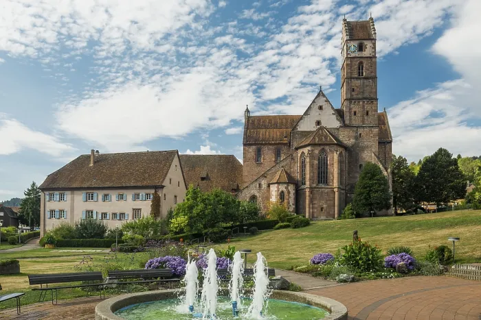 Gerahmter Druck : Kloster und Klosterkirche Gerahmter Druck : Kloster und Klosterkirche
