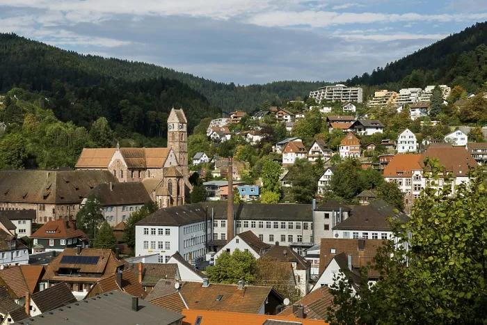 Gerahmter Druck : Kloster und Klosterkirche Gerahmter Druck : Kloster und Klosterkirche