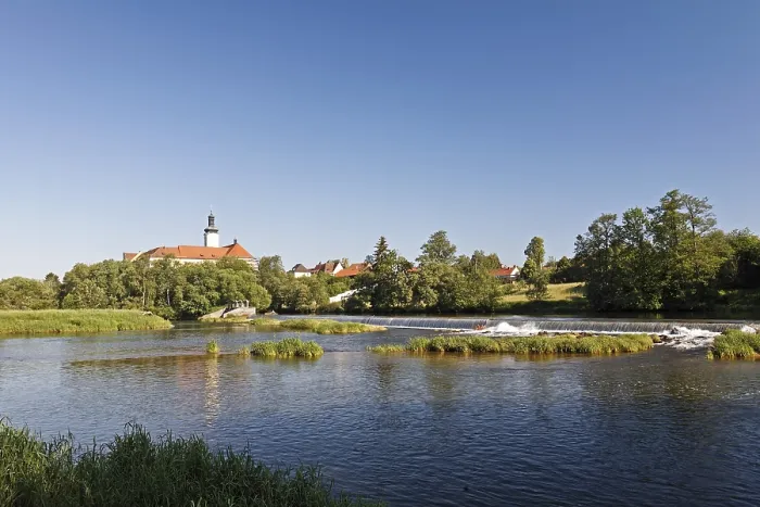Gerahmter Druck : Kloster Walderbach, Regen.