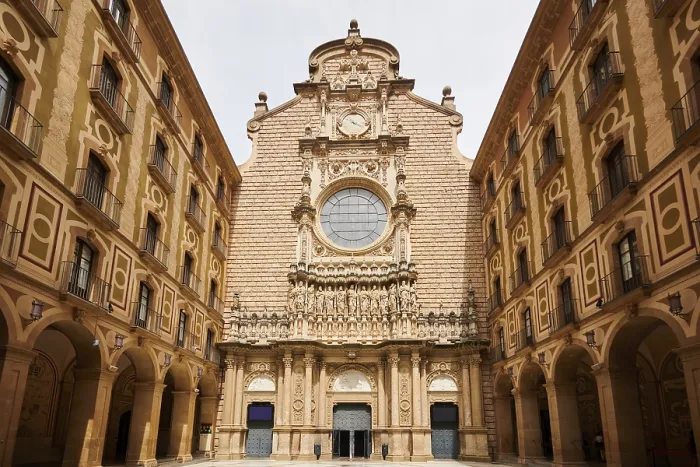 Gerahmter Druck : Klosterkathedrale von Montserrat Gerahmter Druck : Klosterkathedrale von Montserrat