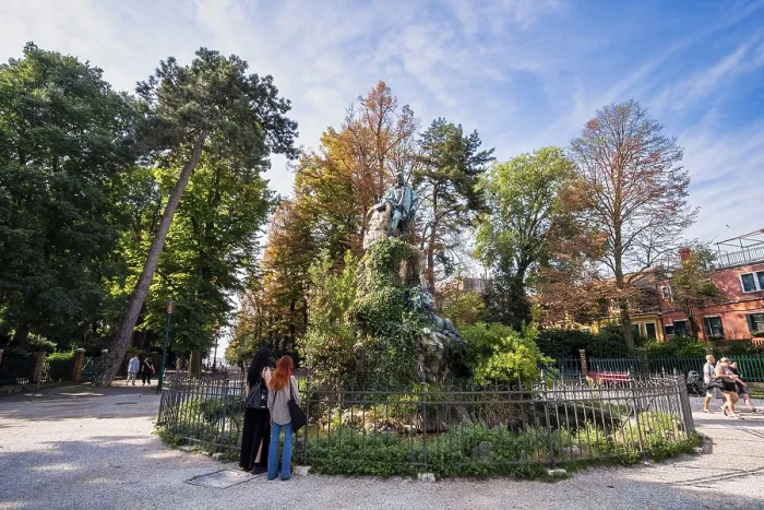 Gerahmter Druck : Denkmal für Giuseppe Garibaldi