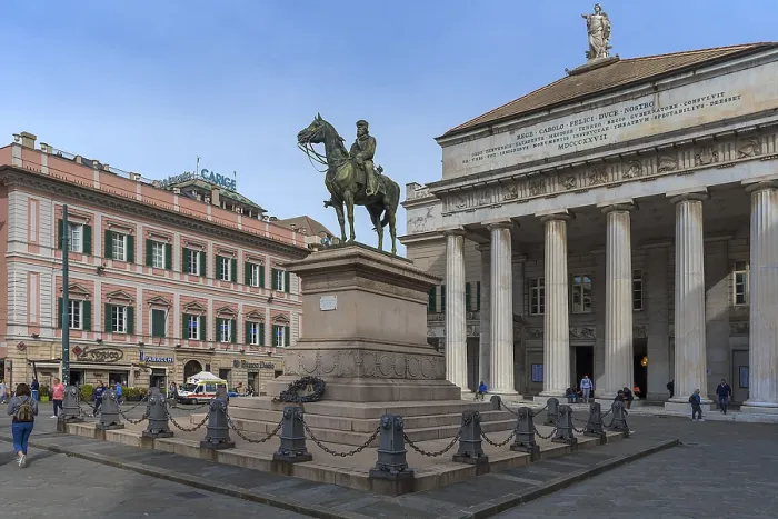 Gerahmter Druck : Denkmal für Giuseppe Garibaldi Gerahmter Druck : Denkmal für Giuseppe Garibaldi