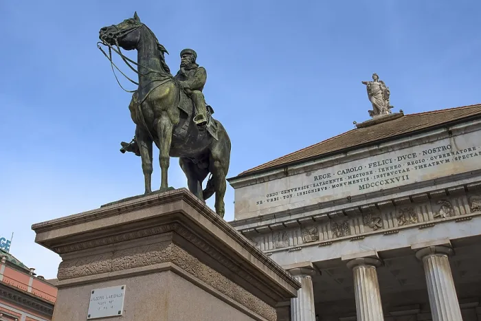 Gerahmter Druck : Denkmal für Giuseppe Garibaldi Gerahmter Druck : Denkmal für Giuseppe Garibaldi