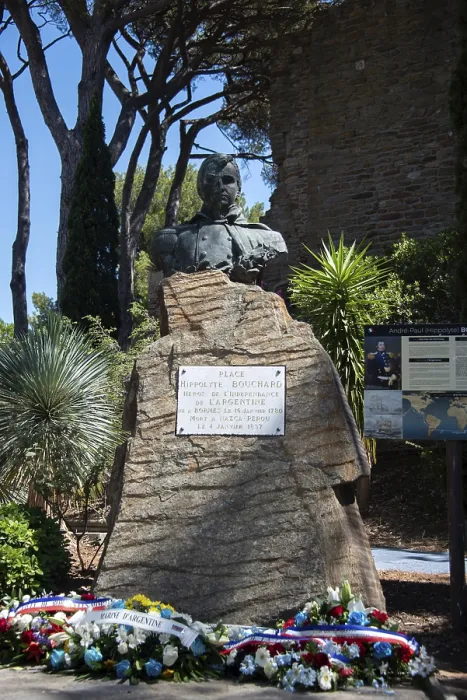 Gerahmter Druck : Denkmal für Hippolyte Bouchard Gerahmter Druck : Denkmal für Hippolyte Bouchard