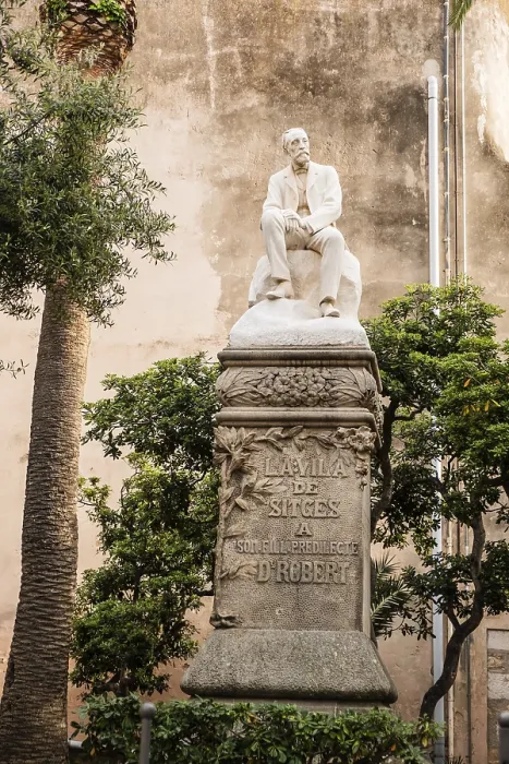 Gerahmter Druck : Denkmal in Sitges, Spanien. Gerahmter Druck : Denkmal in Sitges, Spanien.