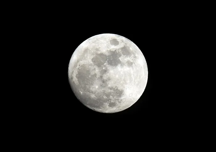 Gerahmter Druck : Vollmond
