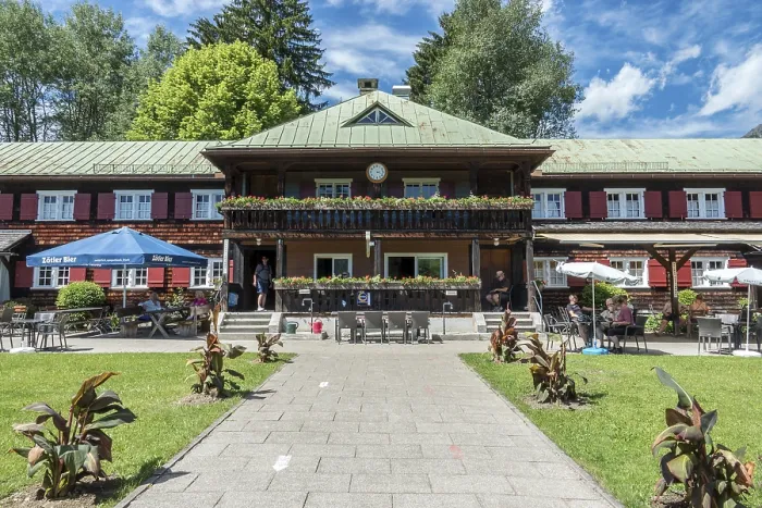 Gerahmter Druck : Moorbad, Restaurant, Oberstdorf Gerahmter Druck : Moorbad, Restaurant, Oberstdorf