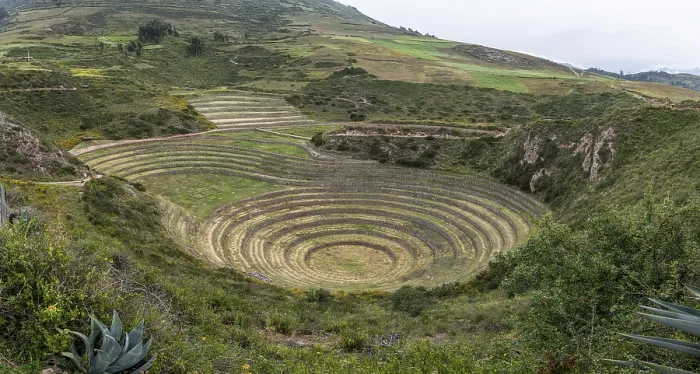 Gerahmter Druck : Moray, Maras, Peru Gerahmter Druck : Moray, Maras, Peru