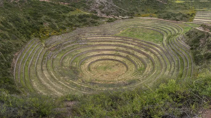 Gerahmter Druck : Moray, Maras, Peru Gerahmter Druck : Moray, Maras, Peru