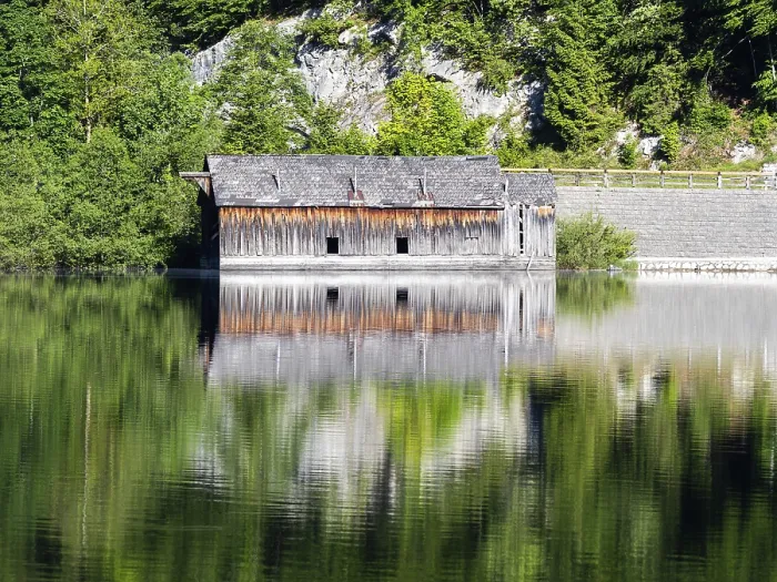 Gerahmter Druck : Morgennebel, Reflexion Gerahmter Druck : Morgennebel, Reflexion