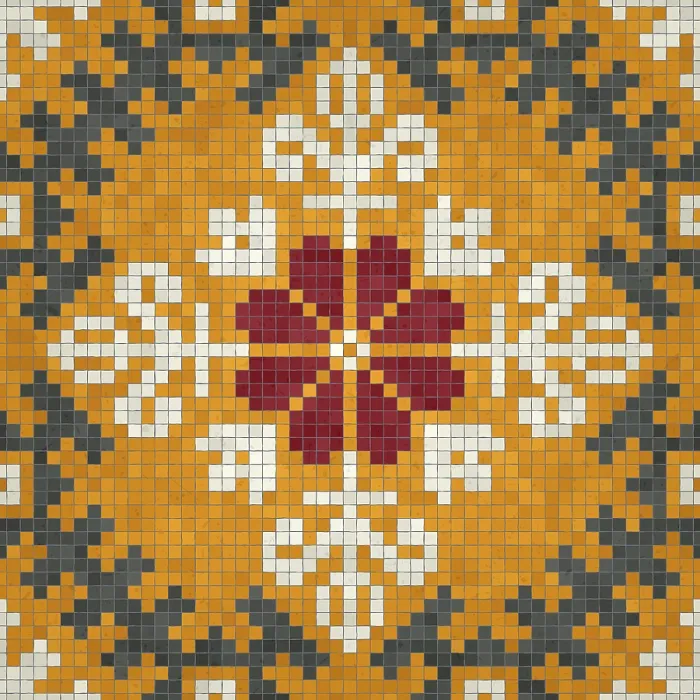 Gerahmter Druck : Mosaik-Stein-Pattern Gerahmter Druck : Mosaik-Stein-Pattern