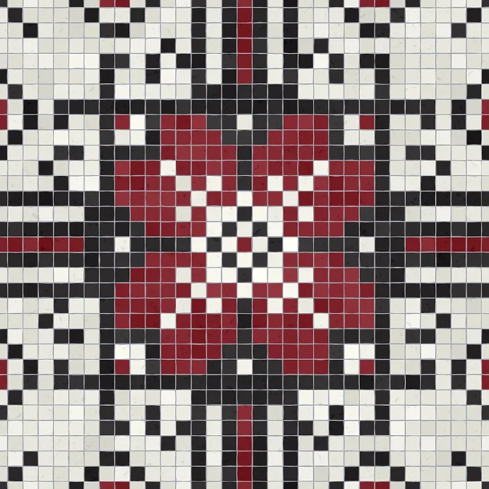 Gerahmter Druck : Mosaik-Kacheln Hintergrund Gerahmter Druck : Mosaik-Kacheln Hintergrund