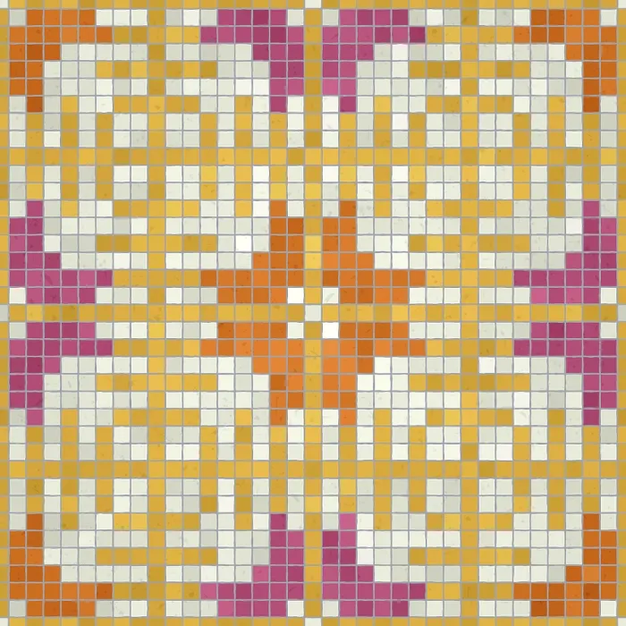 Gerahmter Druck : Mosaik-Steinplatten-Hintergrund, stückloses Vektormuster. Gerahmter Druck : Mosaik-Steinplatten-Hintergrund, stückloses Vektormuster.