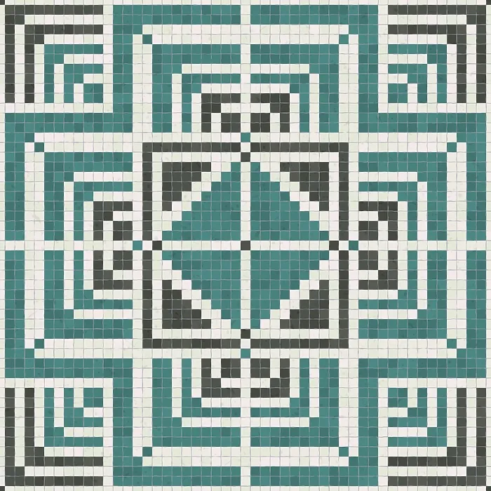 Gerahmter Druck : Mosaik-Steinplatten-Hintergrund, nahtloser Vektormuster. Gerahmter Druck : Mosaik-Steinplatten-Hintergrund, nahtloser Vektormuster.