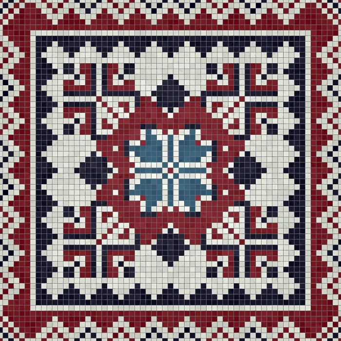 Gerahmter Druck : Mosaiksteinchen-Hintergrund, lückenloser Vektormuster. Gerahmter Druck : Mosaiksteinchen-Hintergrund, lückenloser Vektormuster.