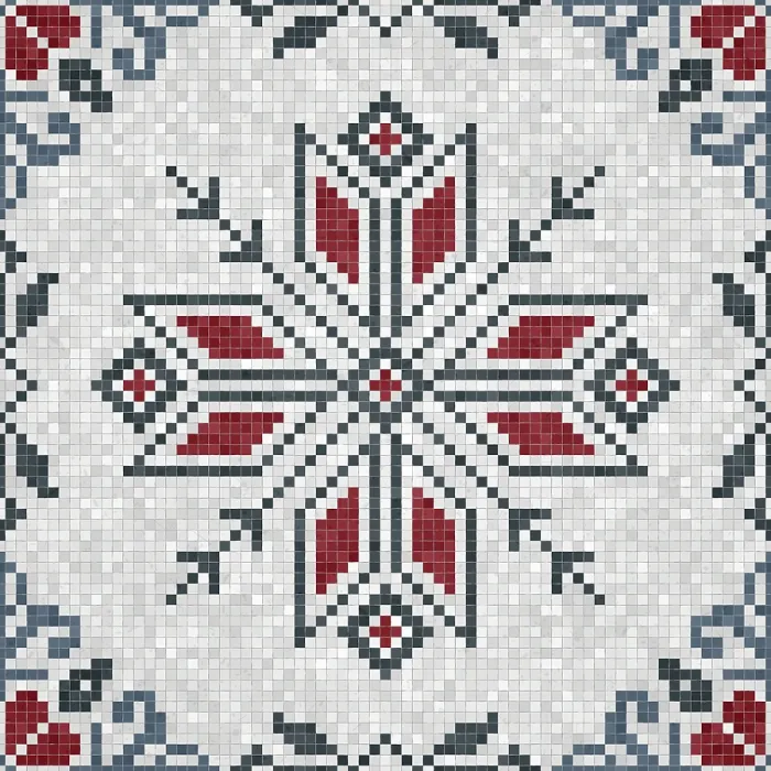 Gerahmter Druck : Mosaik-Steinplatten-Hintergrund, lückenloser Vektormuster. Gerahmter Druck : Mosaik-Steinplatten-Hintergrund, lückenloser Vektormuster.