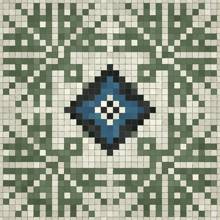 Gerahmter Druck : Mosaiksteinplatten-Hintergrund, lückenloser Vektormuster. Gerahmter Druck : Mosaiksteinplatten-Hintergrund, lückenloser Vektormuster.