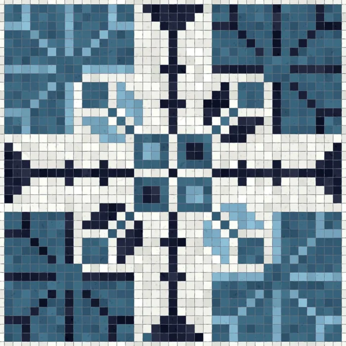 Gerahmter Druck : Mosaik-Steinplatten-Hintergrund, lückenloser Vektormuster. Gerahmter Druck : Mosaik-Steinplatten-Hintergrund, lückenloser Vektormuster.