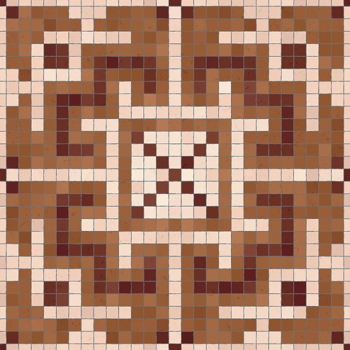 Gerahmter Druck : Mosaik-Steinplatten-Hintergrund, lückenloser Vektormuster. Gerahmter Druck : Mosaik-Steinplatten-Hintergrund, lückenloser Vektormuster.